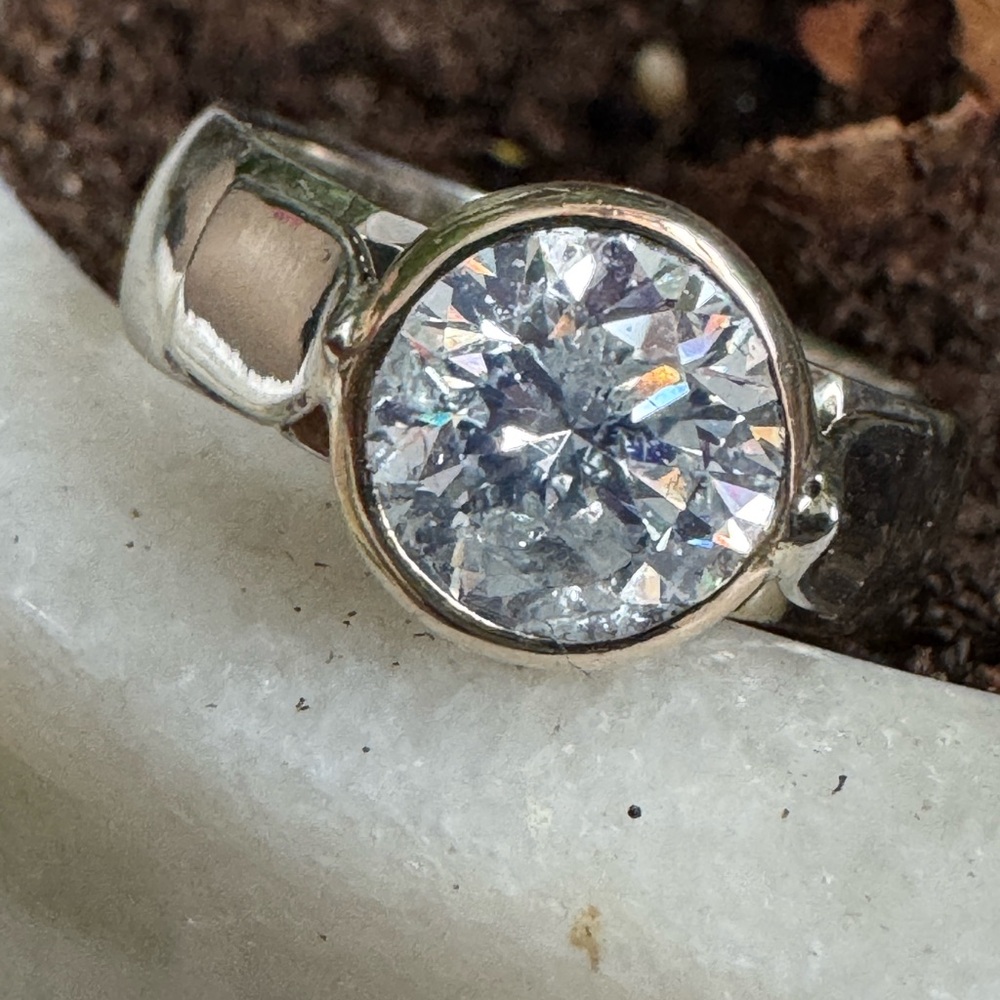 E.DeHaven 2.05 CT Natural Diamond Solitaire Ring- CERT - Picture 10 of 12